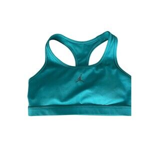 Nike Jordan Women's Green  Med Support Padded Jumpman Sport Bra SZ S